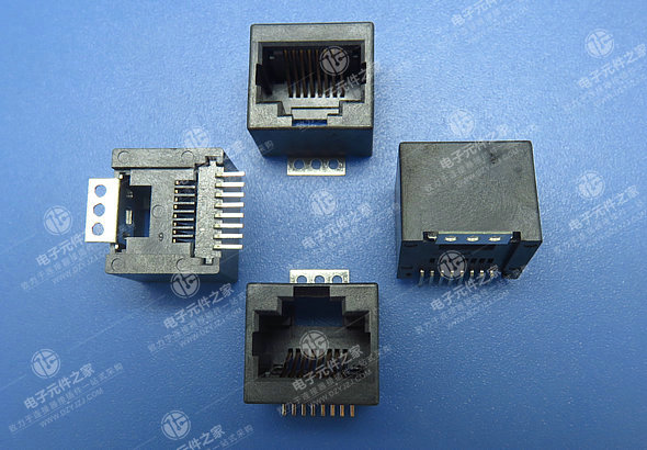 RJ45 8P8C 全塑 180° SMT